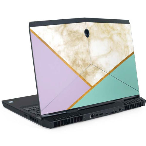 Angled Marble Dell Alienware Skin